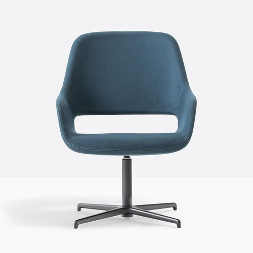 Moderner Sessel - BABILA COMFORT 2789 - PEDRALI - Stoff / braun / blau