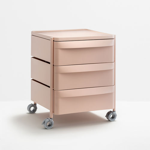 Bodenstehendes Ablagesystem - BOXIE BXM_3C - PEDRALI - modern / Stahl / für Büro