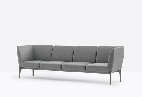 Modulsofa - SOCIAL DSO_2A/3AAL/4AALL - PEDRALI - modern / Stoff / Leder