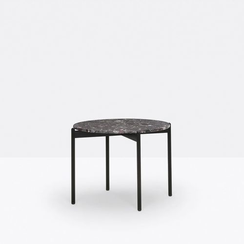 Moderner Couchtisch - blume BLTD_49 - PEDRALI - Laminat / Marmor / Gestell aus Aluminium