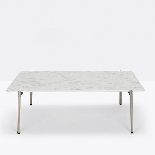Moderner Couchtisch - blume BLT_99X99 - PEDRALI - Laminat / Marmor / NTM Fenix®