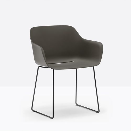 Moderner Stuhl - babila xl 2744R - PEDRALI - für den Innenraum / Polypropylen / Gestell aus Stahl
