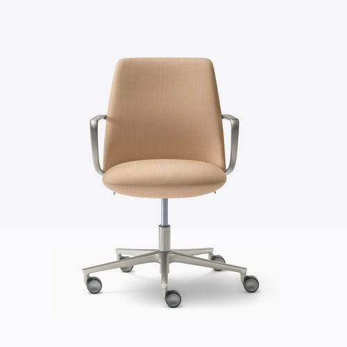 Moderner Bürostuhl - Elinor - PEDRALI - für den Innenraum / Stoff / Gestell aus Aluminium