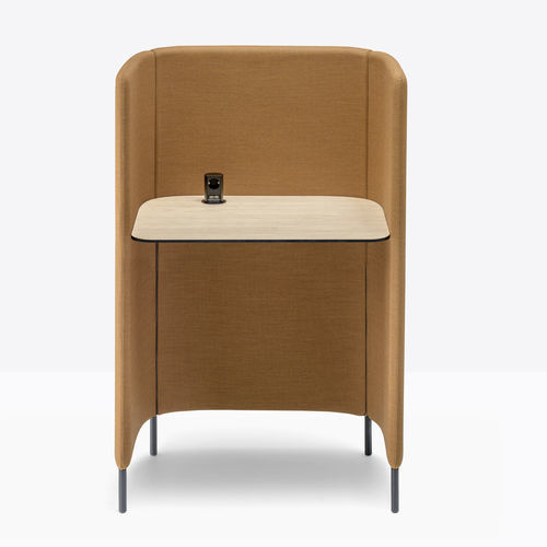 Stehschreibtisch - buddyhub BDS001/140-BDS003/140 - PEDRALI - bodenstehend / modern / Laminat