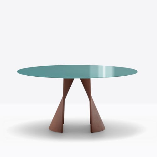 Moderner Tisch - ANEMOS - PEDRALI - Aluminium / Gestell aus Aluminium / rund