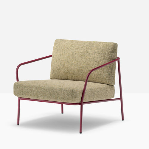 Moderner Sessel - Nolita Relax - PEDRALI - Stoff / Stahl / Farbe anpassbar
