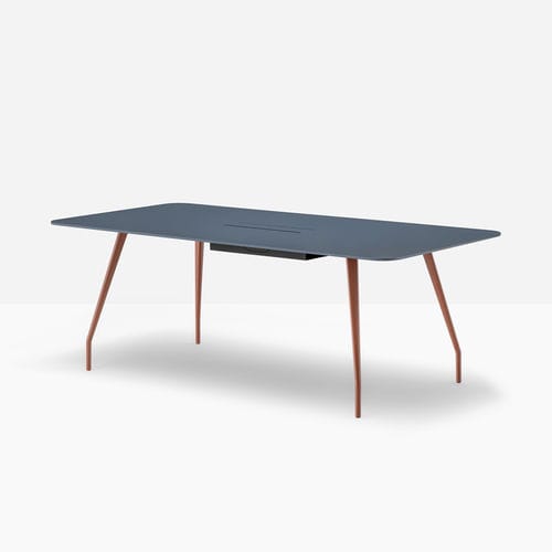 Moderner Tisch - rizz trz cc - PEDRALI - Laminat / NTM Fenix® / Gestell aus Aluminium