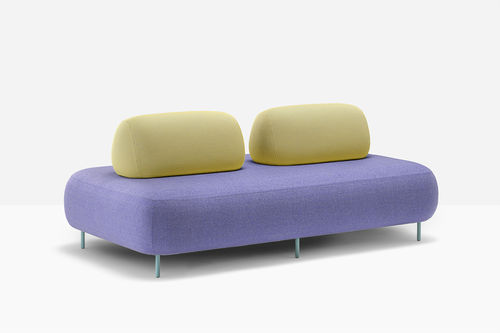 Polstersofa - buddy oasi 208-209 - PEDRALI - modern / Stoff / rot