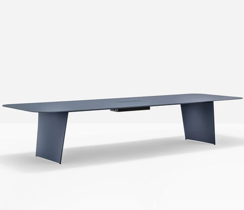 Moderner Tisch - frank tfk cc - PEDRALI - Laminat / NTM Fenix® / Gestell aus Aluminium