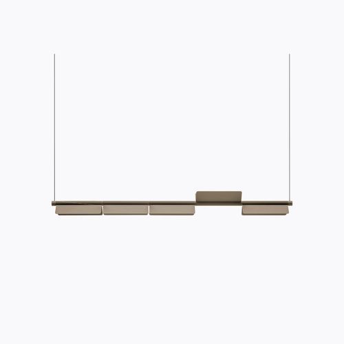 Hängelampe - kawara L010S/A - PEDRALI - extrudiertes Aluminium / modern / mit Kabel