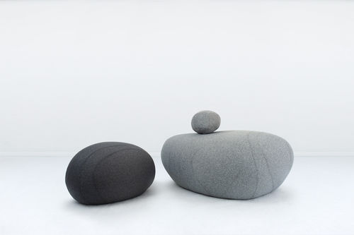 Sitzkissen / originelles Design - NEOLIVINGSTONES - SMARIN - Schaumstoff / Polypropylen / rund