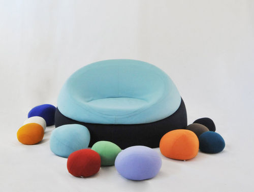 Sessel / organisches Design - NÉNUPHARES - SMARIN - Wolle / modular