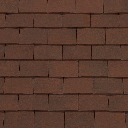 Flachdachziegel - BARROW DARK RUSPER - Wienerberger - Ton / Kleinformat / braun