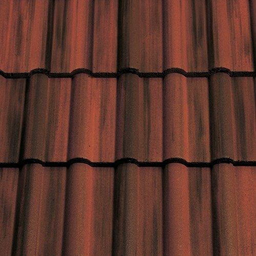 Römische-Dachziegel - DOUBLE - Wienerberger - Ton / Kleinformat / kupferfarben