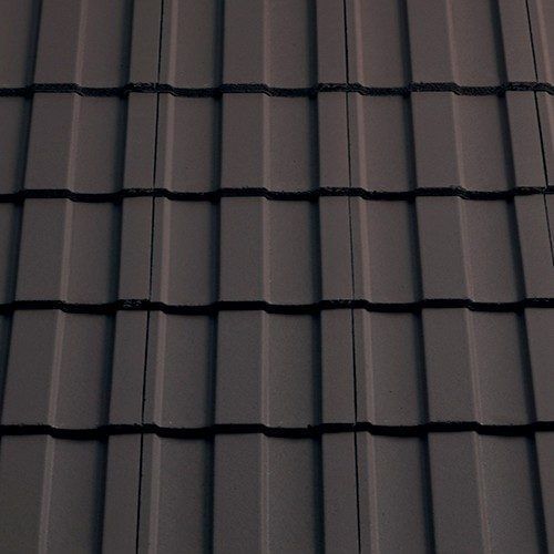 Rechteckiger Dachziegel - LINDUM - Wienerberger - verfalzt / Ton / Kleinformat
