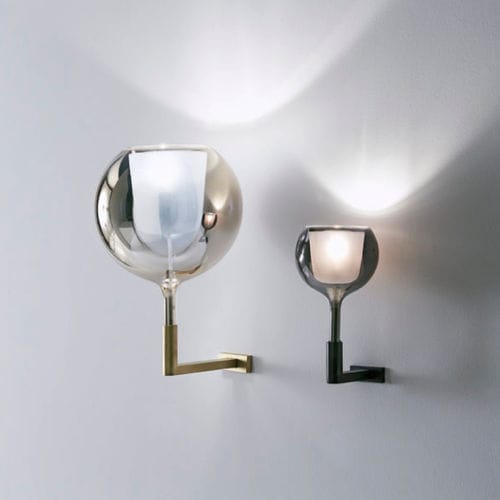 Moderne Wandleuchte - GLO - PENTA - für den Innenraum / Metall / Borosilikatglas