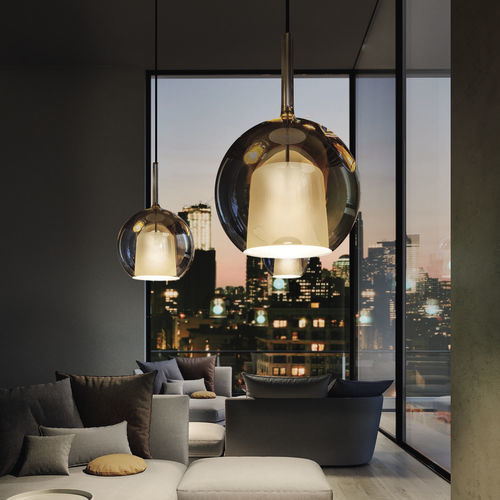 Hängelampe - GLO MAXI - PENTA - Glas / modern / mit Kabel