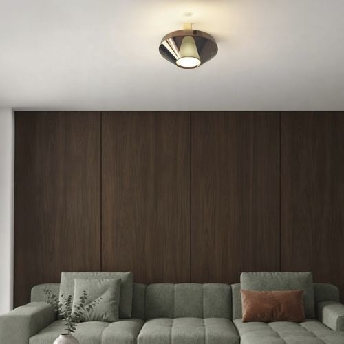 Moderne Deckenleuchte - MOM GLOSSY - PENTA - kreisförmig / Glas / Metall