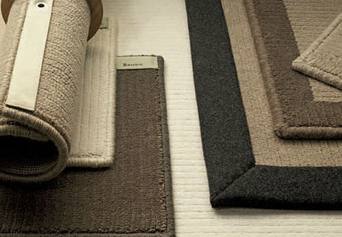 Moderner Teppich - ONE STEP TO HEAVEN - Loro Piana - einfarbig / Wolle / rechteckig