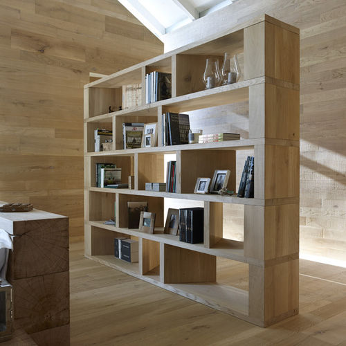 Modernes Bücherregal - Itlas - Massivholz