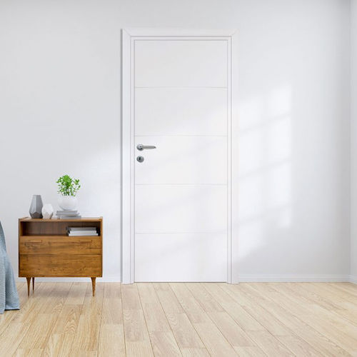 Tür für Innenbereich - Innova - Nusco - Laminat / einflügelig / modern