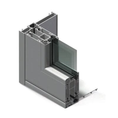 Aluminiumprofil - HX 160 - Nusco - für Fenster / für Tür