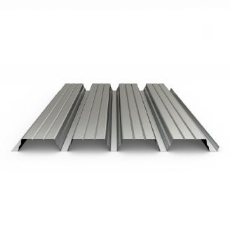 Stahldachplatte - EUROBASE 67 - EUROPERFIL, SA - galvanisiertem Stahl / Metalloptik / Stehfalz