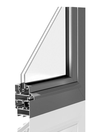 Aluminium-Fensterprofil - LEX A45 - Laminex - mit Wärmedämmung