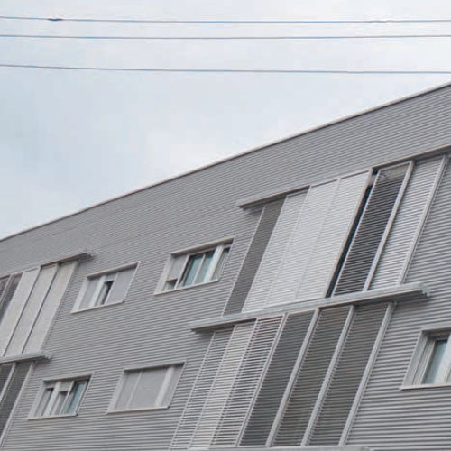 Einflügeliger Fensterladen - DUTEC 80S AL - Durmi - Schiebe / faltbar / feststehend