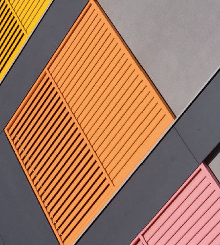 Sonnenschutzlamelle aus recyceltem Material - DUTEC 110S  - Durmi - Recyclingkunststoff / für Fassaden / vertikal