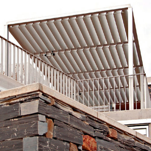 Aluminium-Sonnenschutzlamelle - DUTEC 210E - Durmi - für Dach / für Unterstand / horizontal