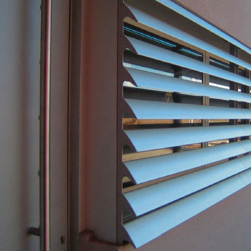 Aluminium-Sonnenschutzlamelle - DULINE 125E - Durmi - für Fassaden