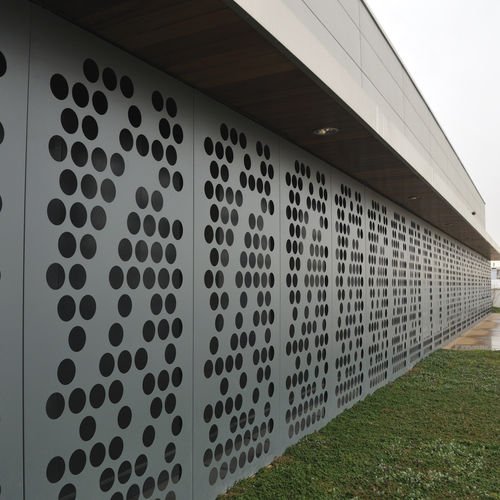 Dekorblech - DUPANEL - Durmi - perforiert / Aluminium / für Fassaden