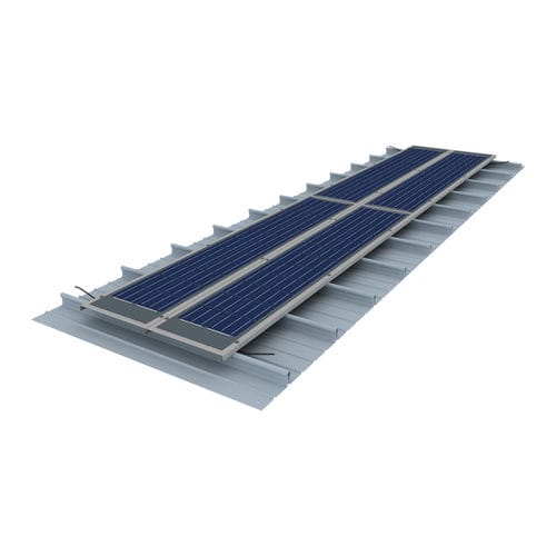 Monokristallines Photovoltaik-Modul - SOLARCLAD - Kalzip - für Heizungen / flexibel / gebogen
