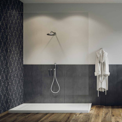 Rechteckige Duschwanne - LINEA - PLANIT - zum Aufstellen / bodengleich / Corian®