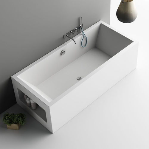 Freistehende Badewanne - AQUARIUS - PLANIT - in Wandnähe / für Wohnungen / zur beruflichen Nutzung
