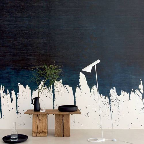 Moderne Tapete - Crépuscule - Elitis - Vinyl / abstraktes Motiv / Tapetenoptik