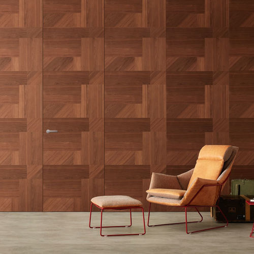 Tür für Innenbereich - WAVE - AGOPROFIL S.p.A - Holz / einflügelig / modern