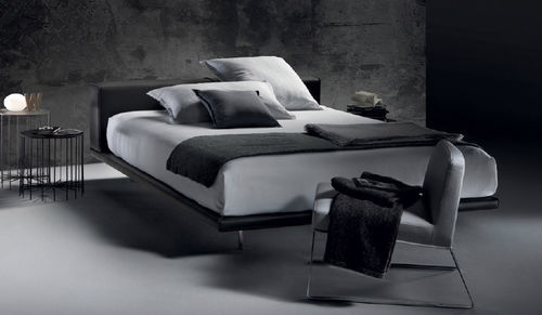 Doppelbett - WALLY - Nuova Linea Valentini - modern / gepolstertes Kopfteil / Stoff