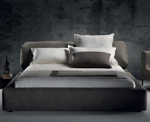 Doppelbett - WILLIAM - Nuova Linea Valentini - modern / Polster / gepolstertes Kopfteil