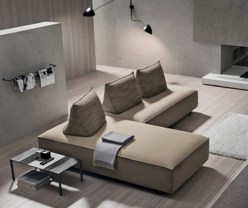 Modulsofa - FLOWER - Nuova Linea Valentini - modern / Stoff / Zweisitzer