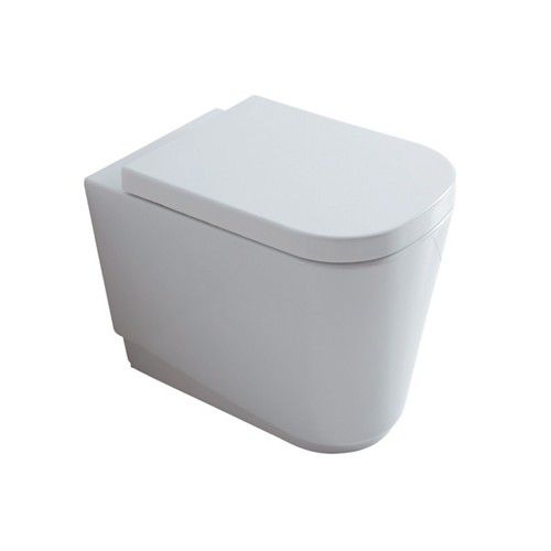 Freistehendes WC - 5409 - GALASSIA - Keramik / mit eingebauter Spülung / modern