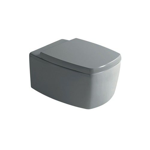 Wandhängendes WC - 8971PT - GALASSIA - Keramik / mit eingebauter Spülung / modern