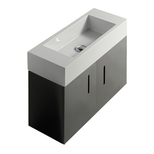 Wandhängender Waschtisch-Unterschrank - 6037NE - GALASSIA - Holz / MDF / modern