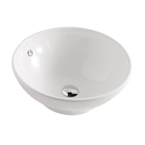 Aufsatzwaschbecken - 6021 - GALASSIA - Keramik / rund / modern