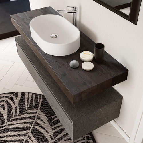 Holz-Waschtischplatte - SW103 - RAB ARREDOBAGNO - HPL