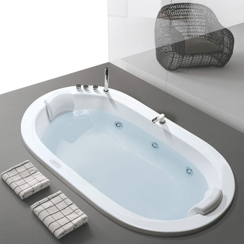 Ovale Badewanne - OASY - HAFRO srl - zur beruflichen Nutzung / Acryl / modern
