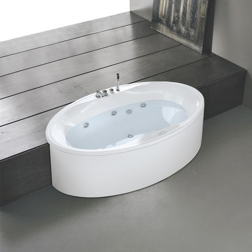 Ovale Badewanne - ZAPHIRO - HAFRO srl - zur beruflichen Nutzung / Acryl / modern