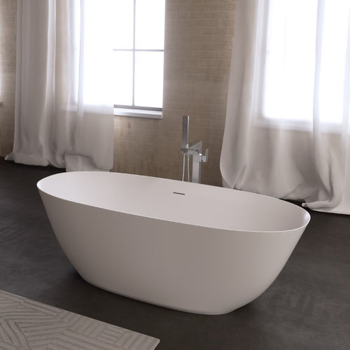 Badewanne für Eckeinbau - SKILL - HAFRO srl - freistehend / für Wohnungen / Verbundwerkstoff