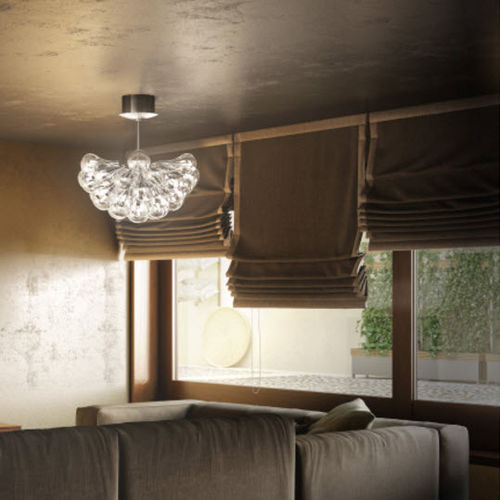 Moderne Deckenleuchte - DROP - alma light - Glas / Eisen / LED